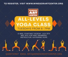 All Levels Yoga at Windsor Art Center