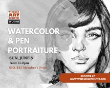 Watercolor and Pen Portraiture